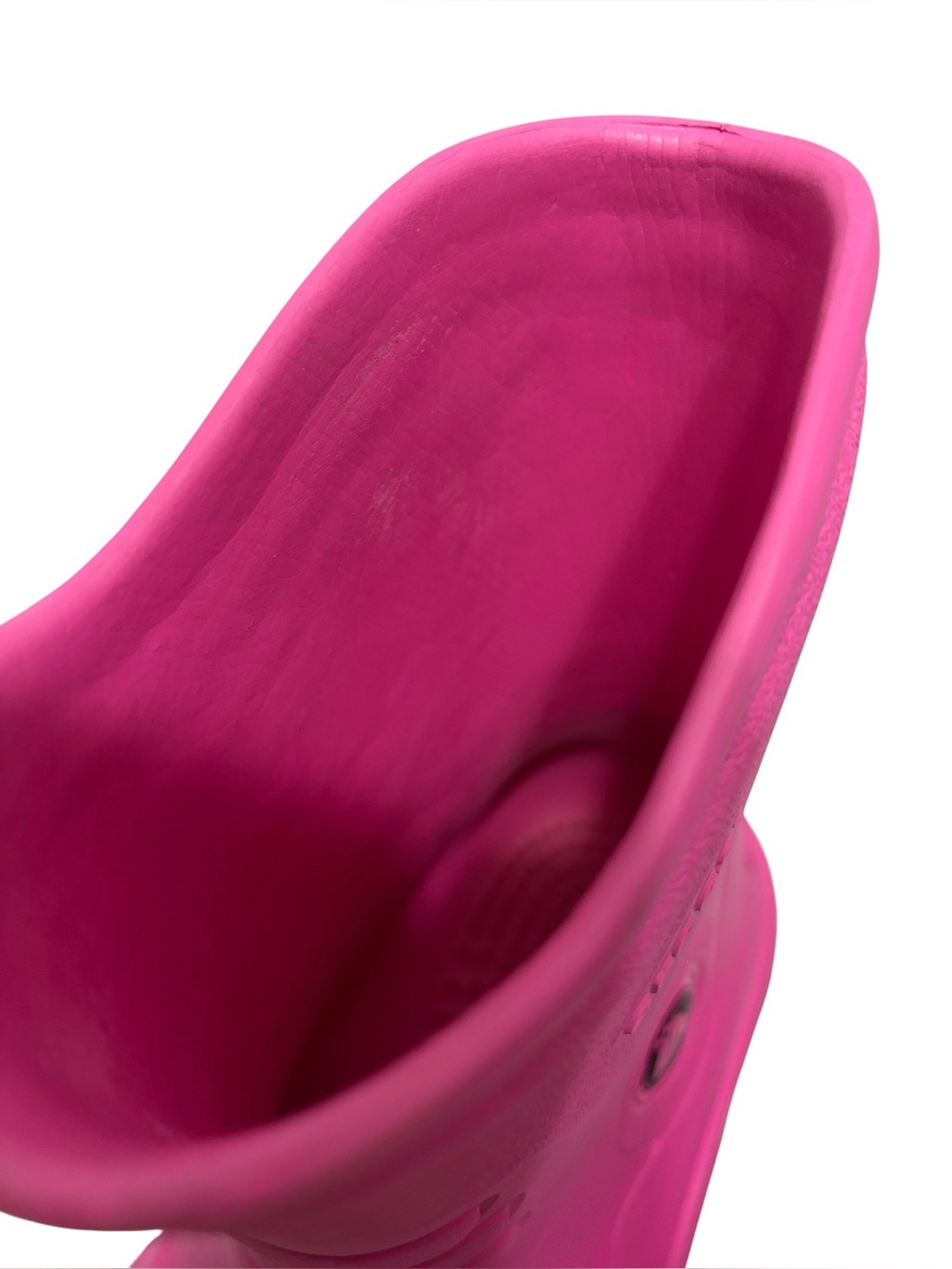 CROCS Pink Georgie Youth Slip-On Waterproof Outdoor Rain Boots Size M2 W4 - Picture 9 of 14